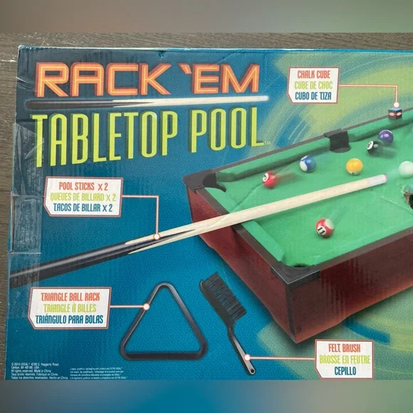 Mini Tabletop Pool Game Set - Picture 4 of 7